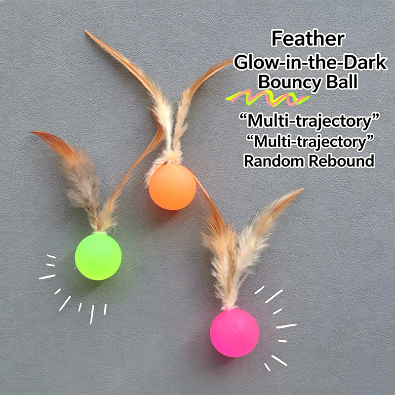 Badminton League - Elastic Bouncy Badminton Cat Toy Luminous