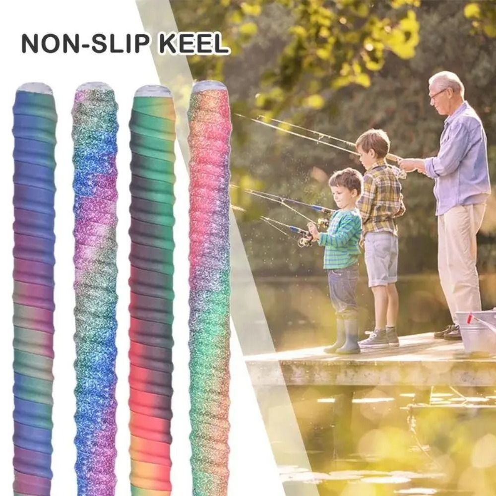 Badminton Grip Tape - 1.5M Gradient Colorful Fishing Rod Sweatband