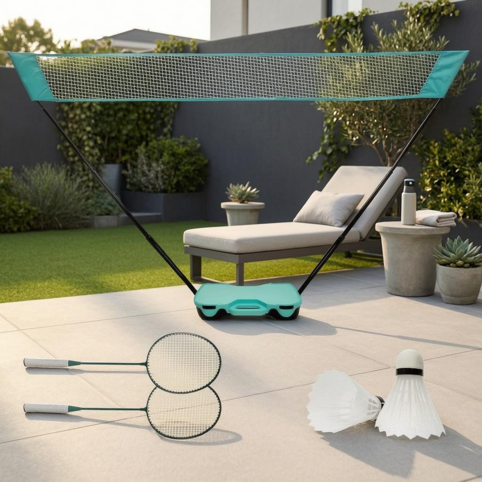 Badminton Net Frame Kit Compac - Badminton Netting reseña y precio