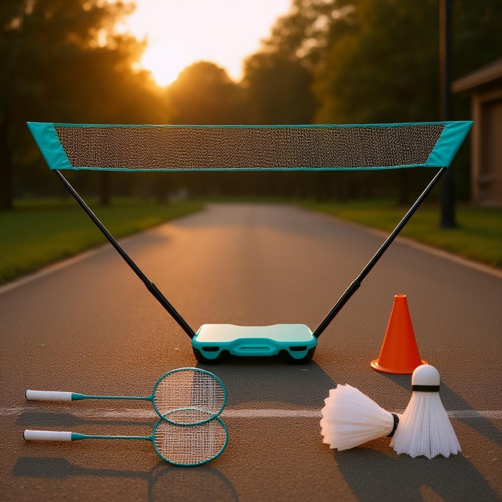 Badminton Net Frame Kit Compac - Badminton Netting reseña y precio