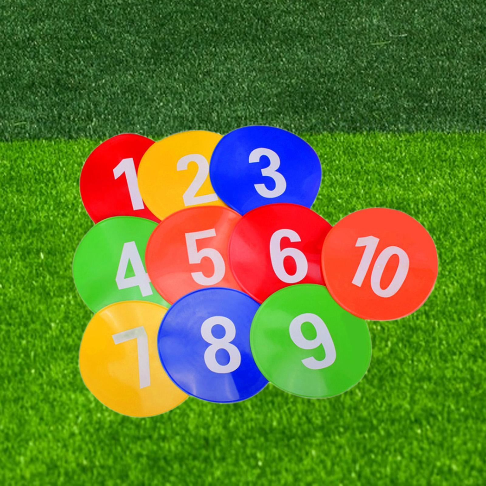 Soccer Flat Cones PVC Markers  - Court Marker Cone reseña y precio