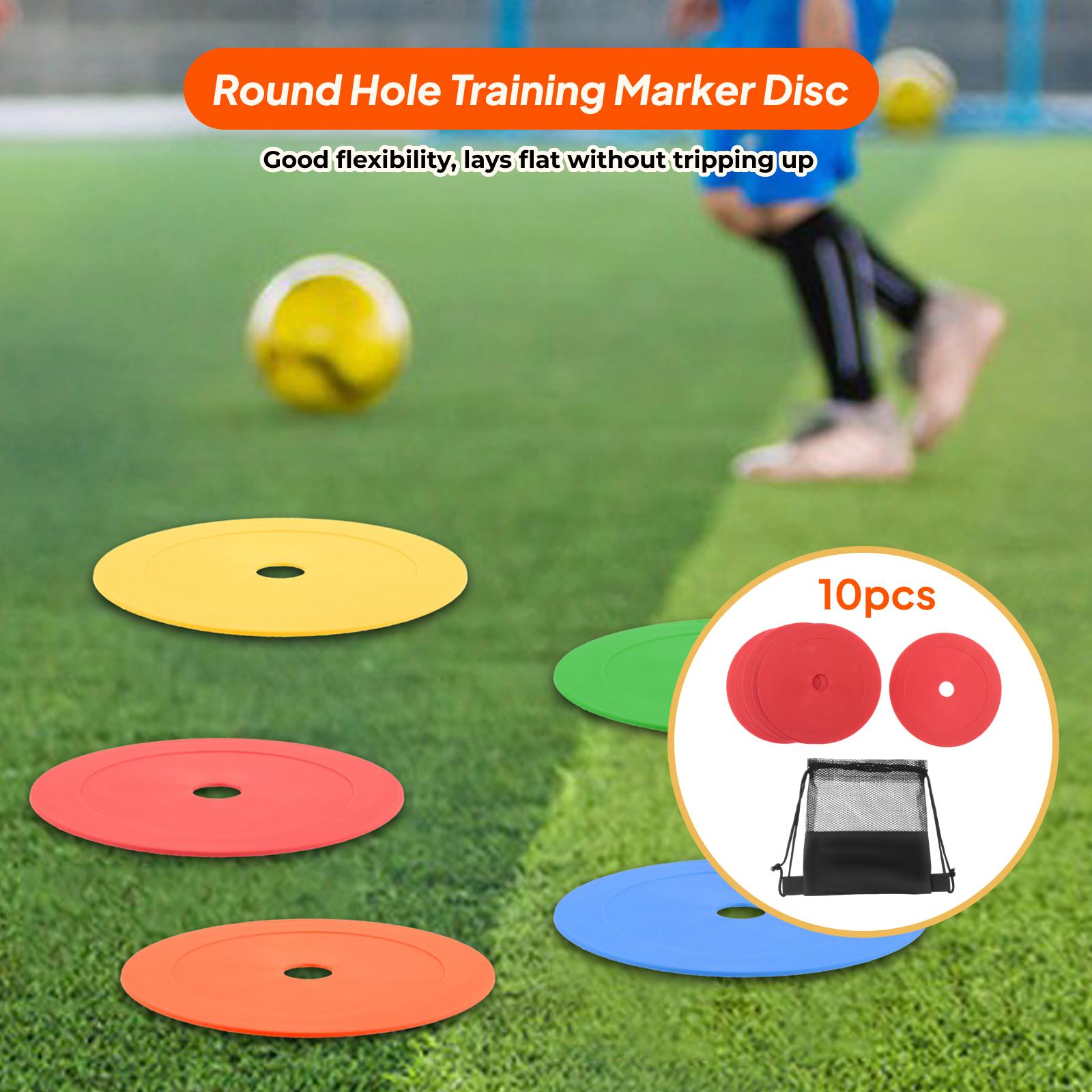 10x Flat Cones 6 inch Field Co - Court Marker Cone reseña y precio