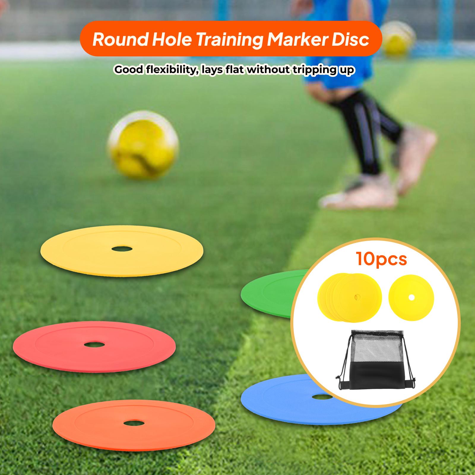 10x Flat Cones 6 inch Field Co - Court Marker Cone reseña y precio