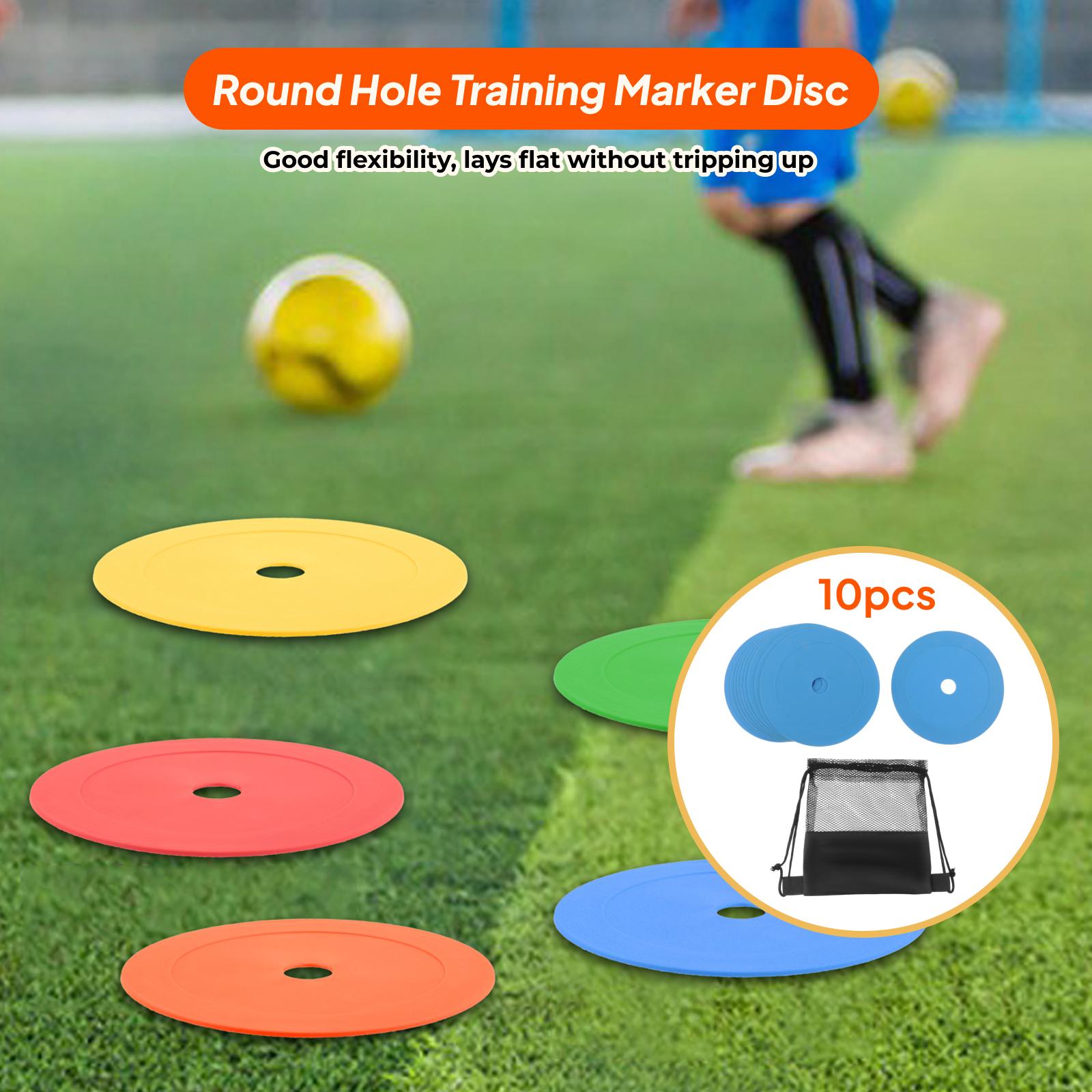10x Flat Cones 6 inch Field Co - Court Marker Cone reseña y precio