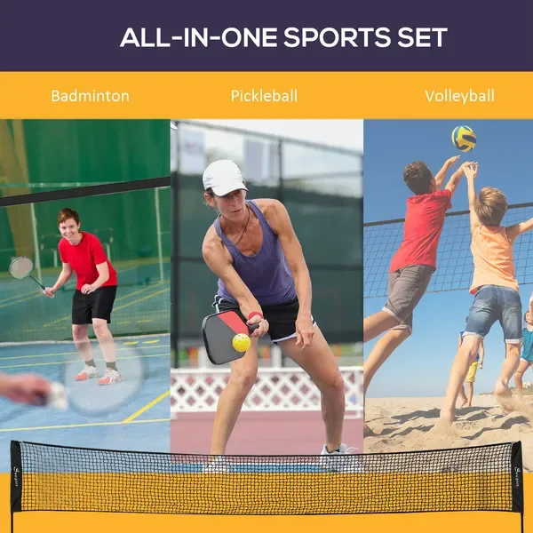 Adjustable Outdoor Game Set wi - Badminton Fun Game reseña y precio