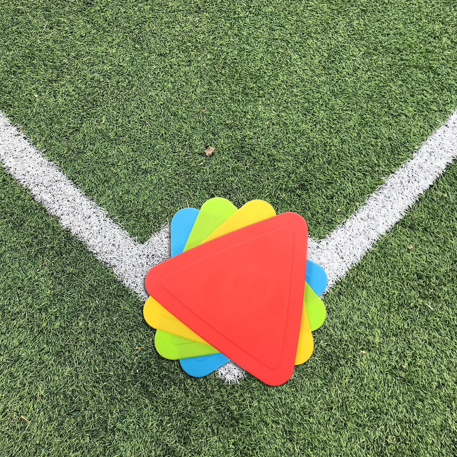 4Pcs Colorful Triangular Marke - Court Marker Cone reseña y precio