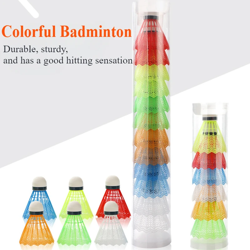 12 Pcs/Set Colorful Shuttlecoc - Badminton League reseña y precio