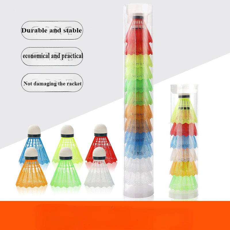 12 Pcs/Set Colorful Shuttlecoc - Badminton League reseña y precio