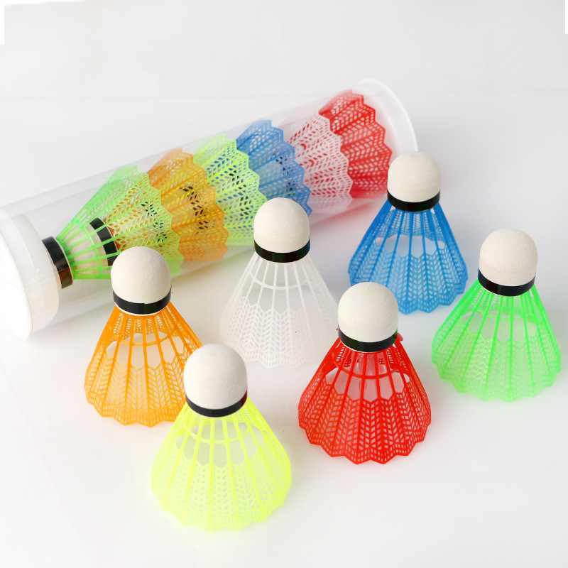 12 Pcs/Set Colorful Shuttlecoc - Badminton League reseña y precio