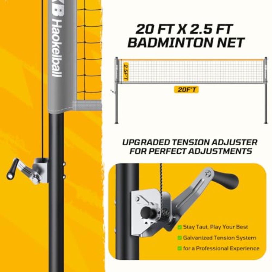 Backyard outdoor badminton set - Badminton Netting reseña y precio