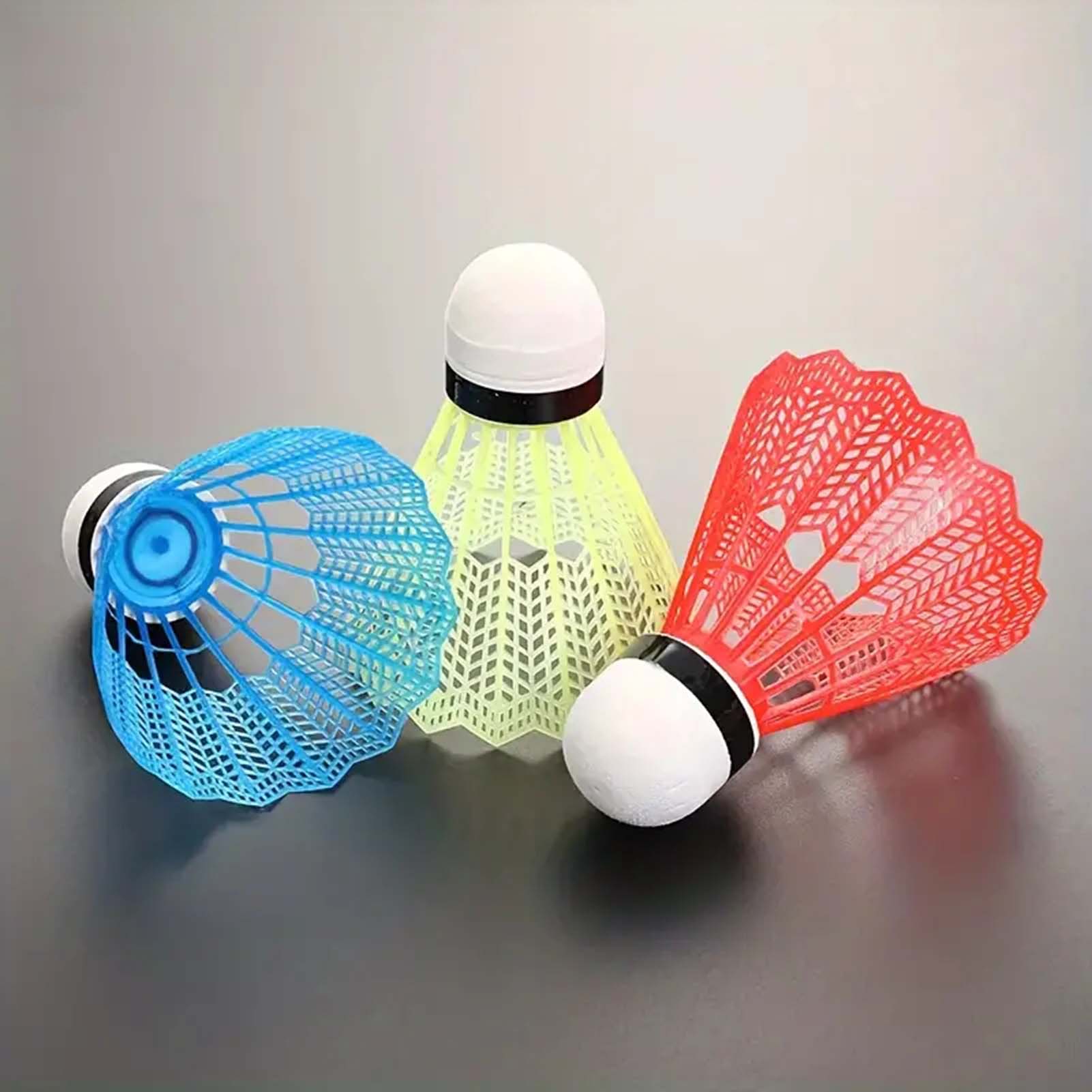 12Pcs Badminton Plastic White  - Badminton Fun Game reseña y precio