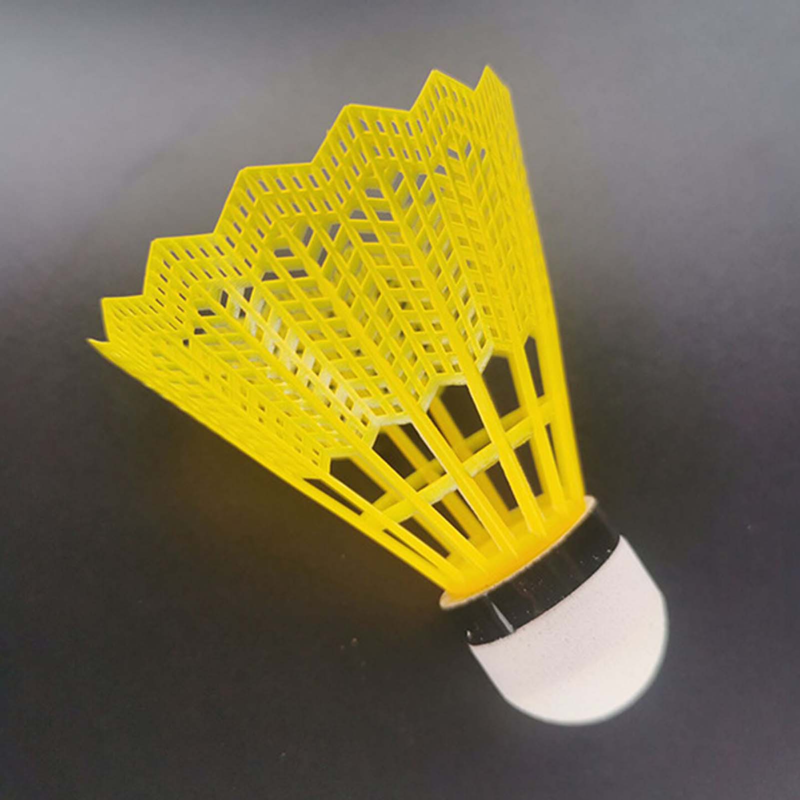 12Pcs Badminton Plastic White  - Badminton Fun Game reseña y precio