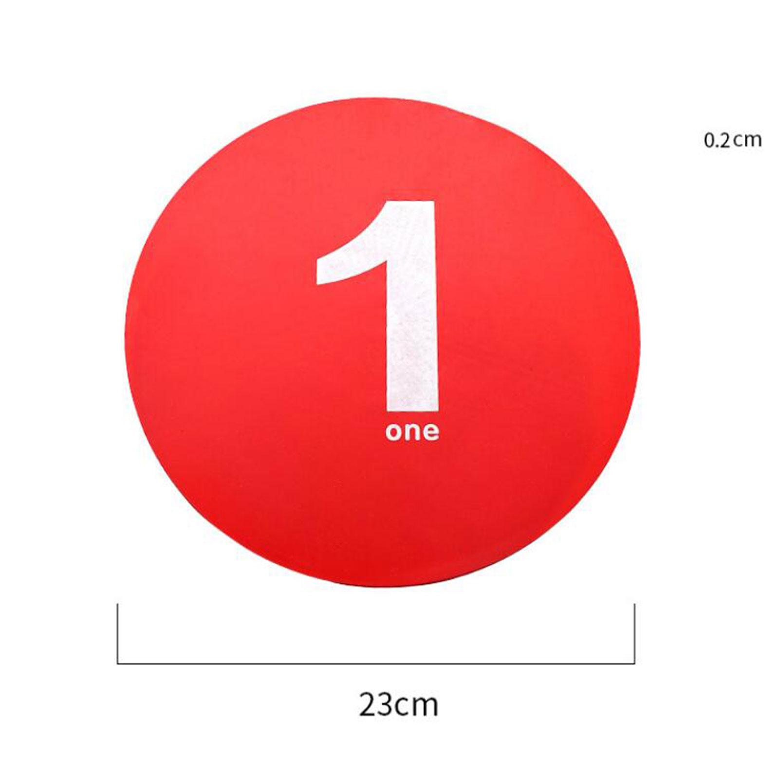 Flat Cone Spots Markers Colorf - Court Marker Cone reseña y precio
