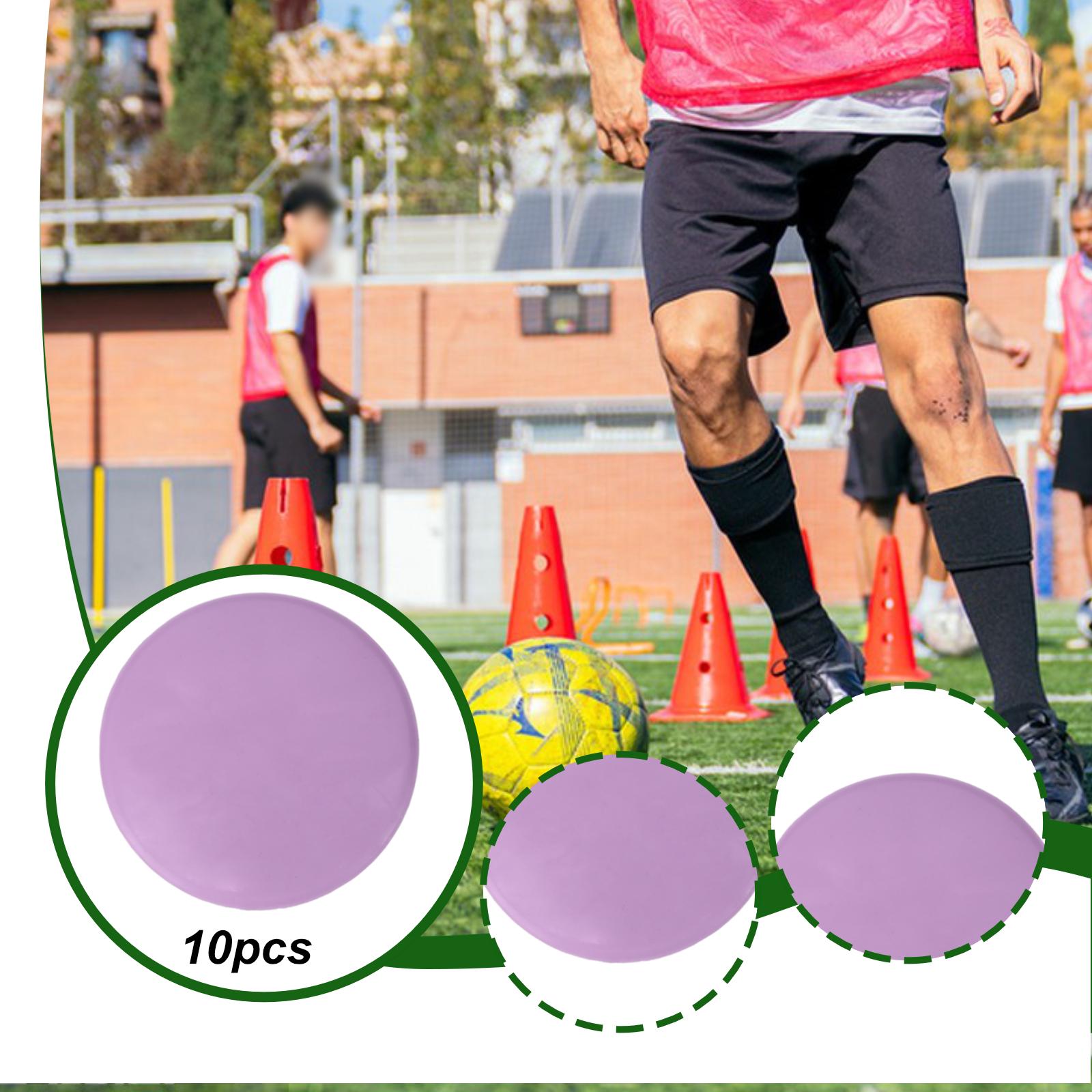 Portable Flat Soccer Cones TPE - Court Marker Cone reseña y precio