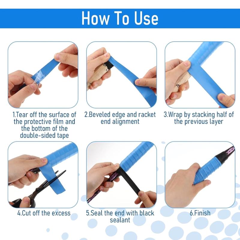 ●12Pcs Racket Grip Tape For Ba - Badminton Grip Tape reseña y precio