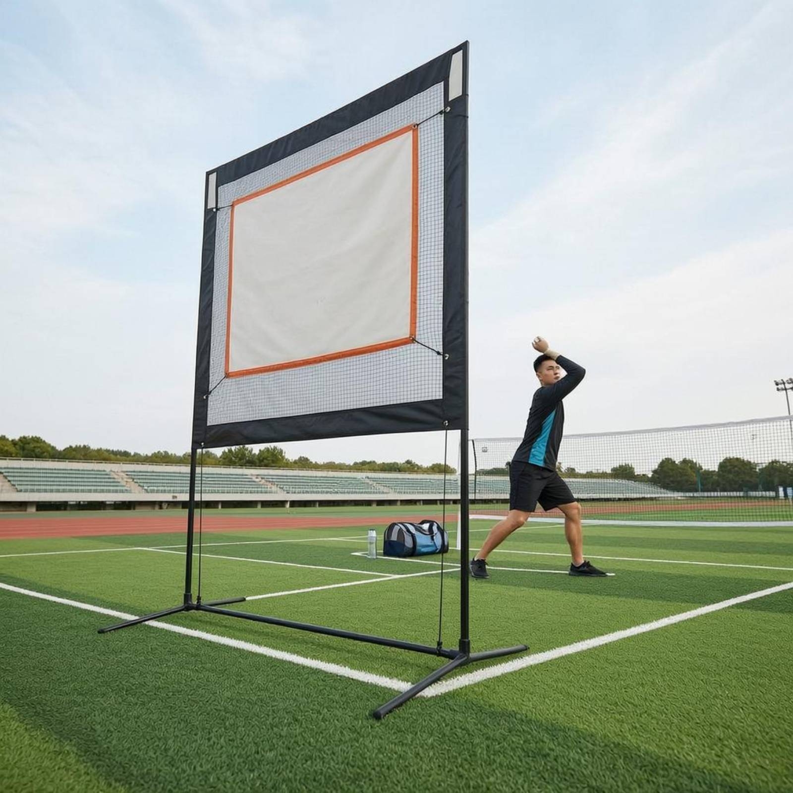 Badminton Practice Net with Ca - Badminton Netting reseña y precio