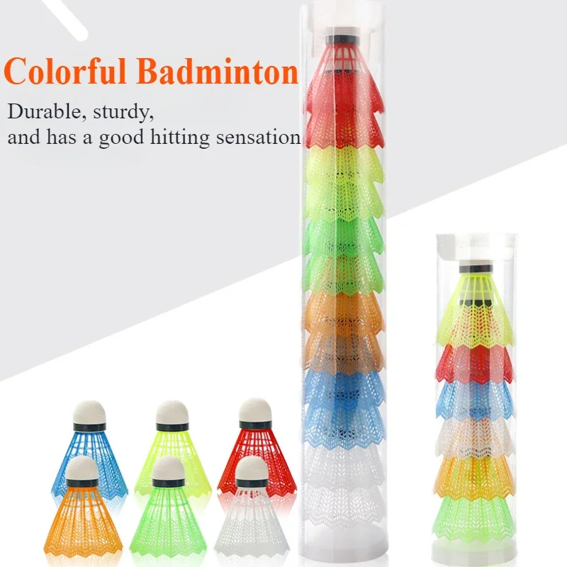 12 Pcs/Set Colorful Shuttlecoc - Badminton League reseña y precio